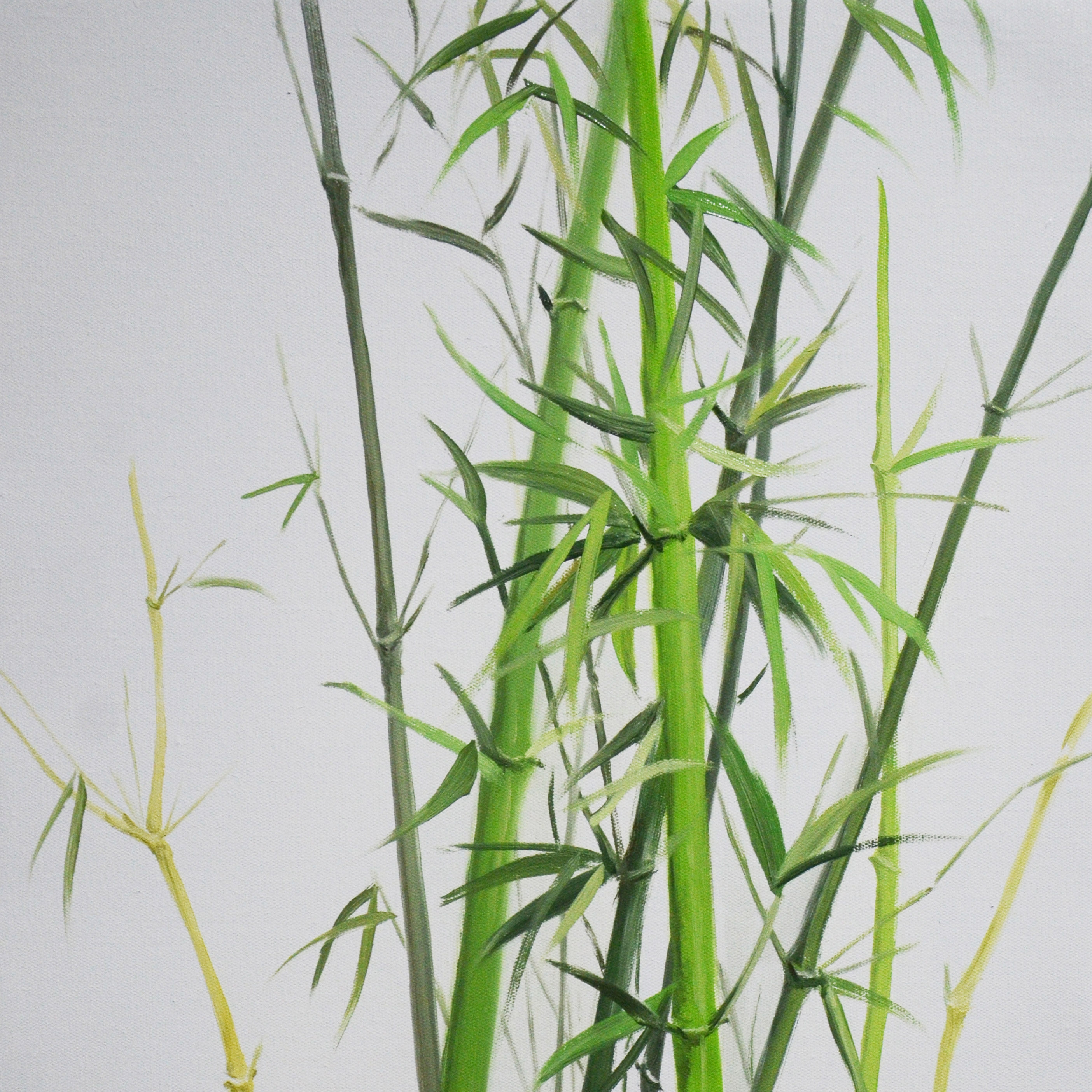 【双十二】任克涛《青翠绿竹》布面油画