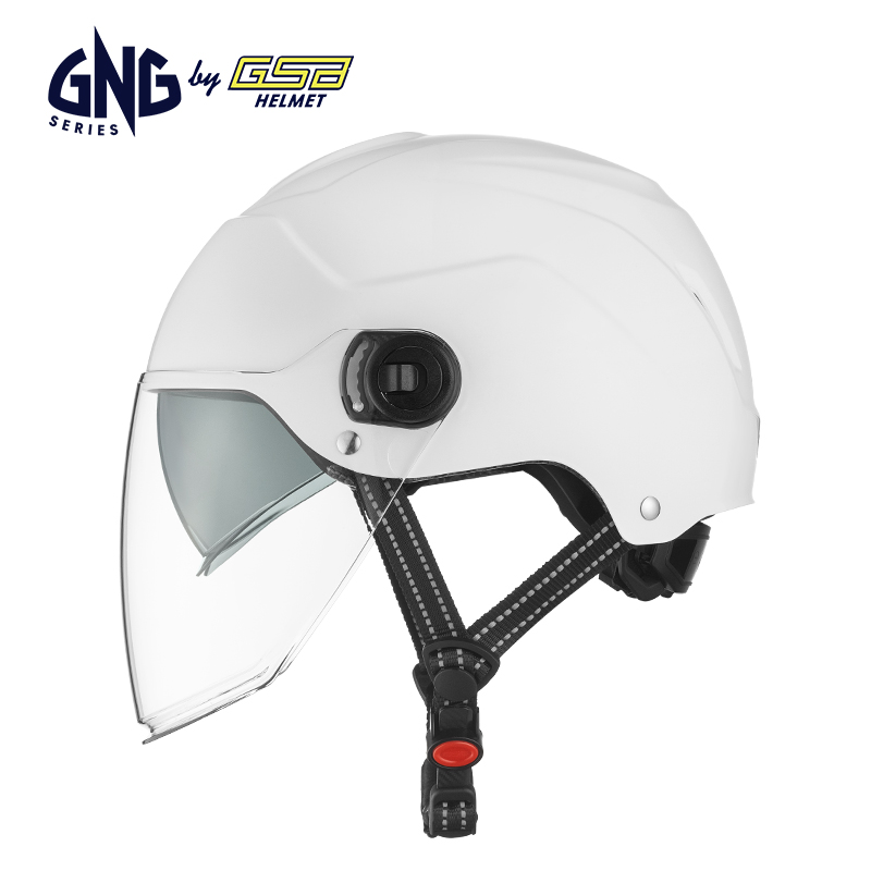 GSB旗下GNG双镜片电动车头盔男女士夏季防晒防强光轻便式半安全帽