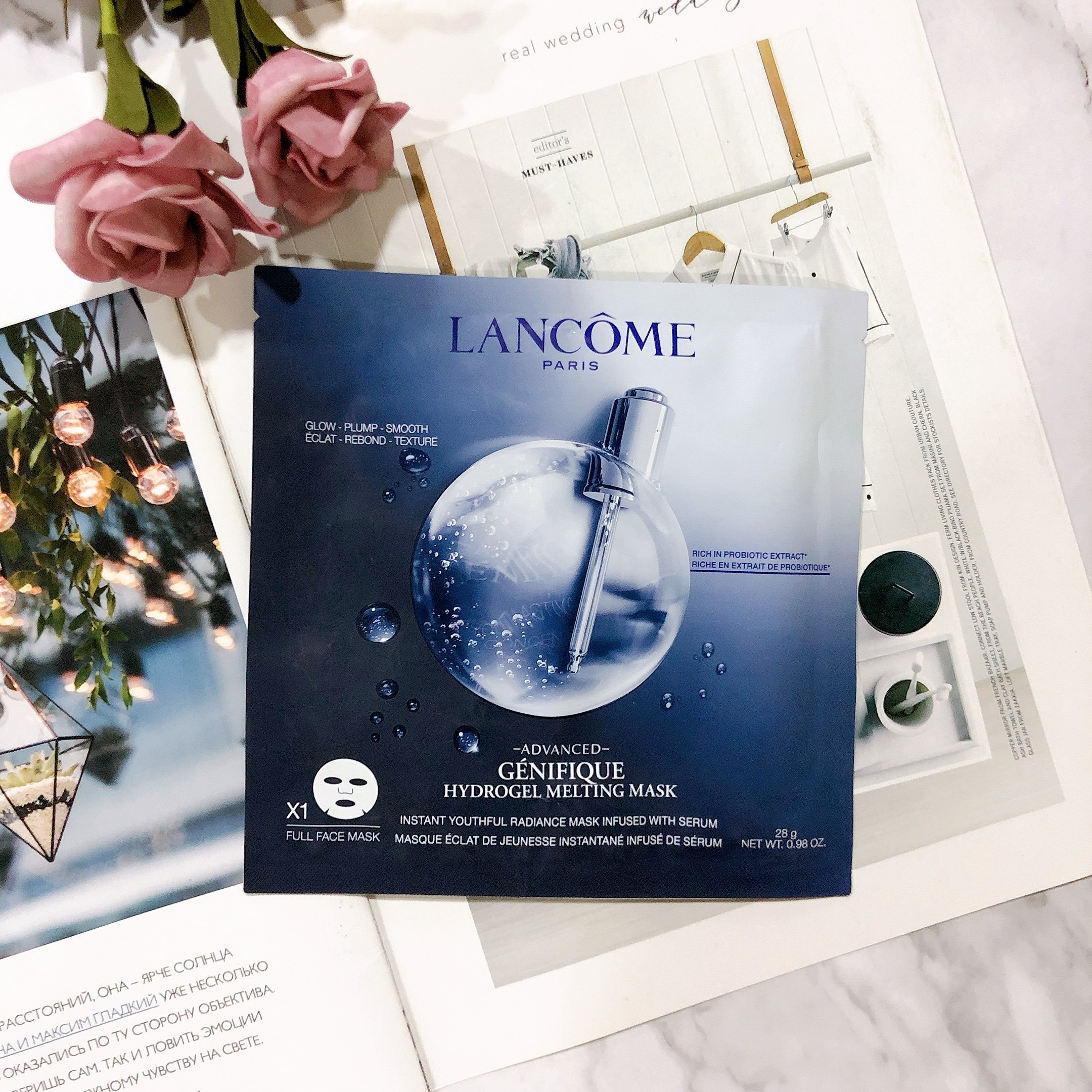 热销兰蔻黑瓶面膜