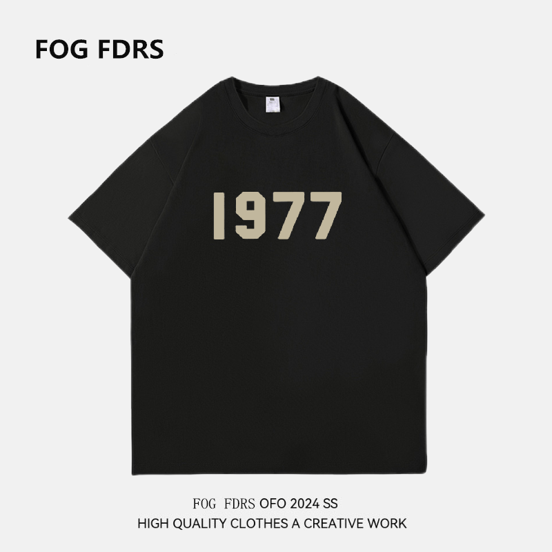 FOG FDRS原创设计师重磅潮牌2024新款短袖T恤男女情侣装休闲半袖