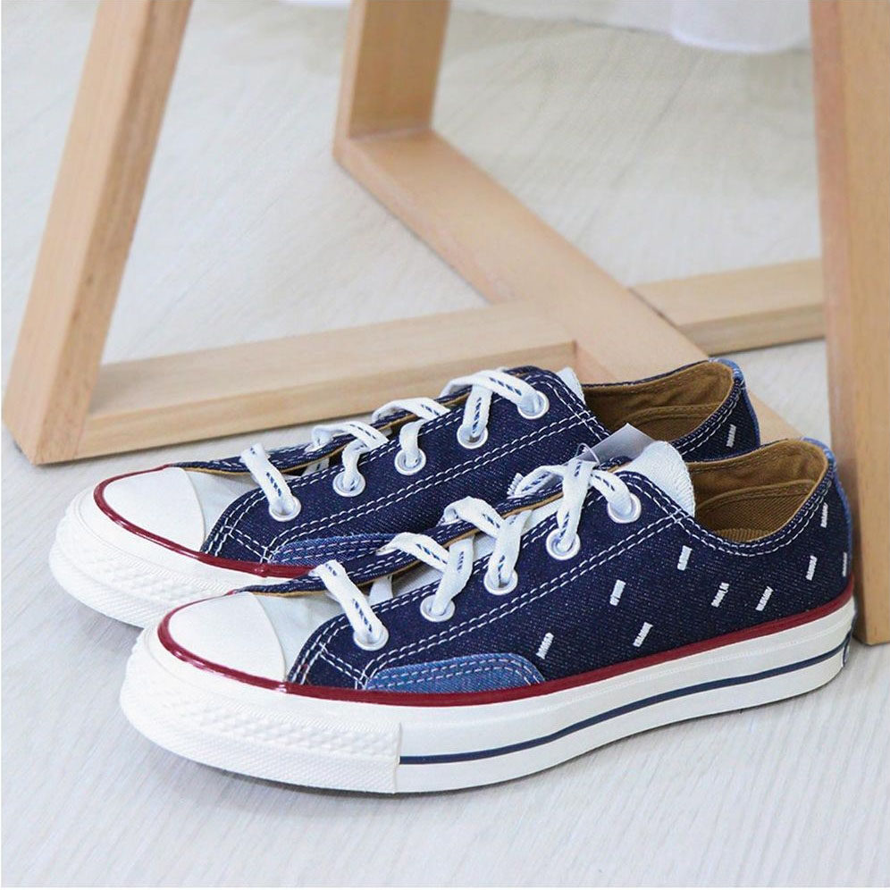 converse匡威1970s丹宁牛仔拼接刺绣补丁高帮帆布鞋171064c171065