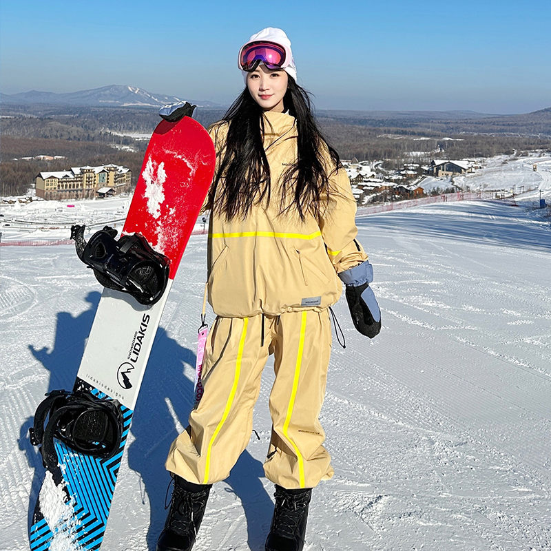 Molocoster西猿滑雪服套装新款防水单板双板专业中性潮牌运动休闲