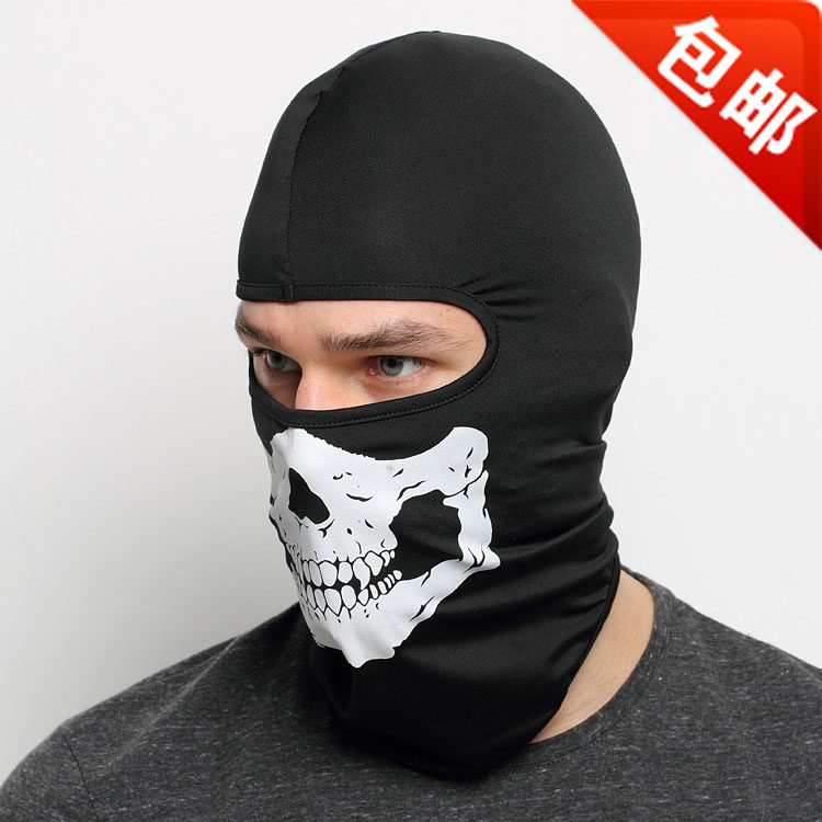 反恐头套伪装道具摩托车骑行面罩耍酷骷颅头罩真人cs战术蒙面帽子