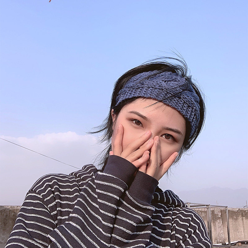 蝴蝶结宽边发带头套