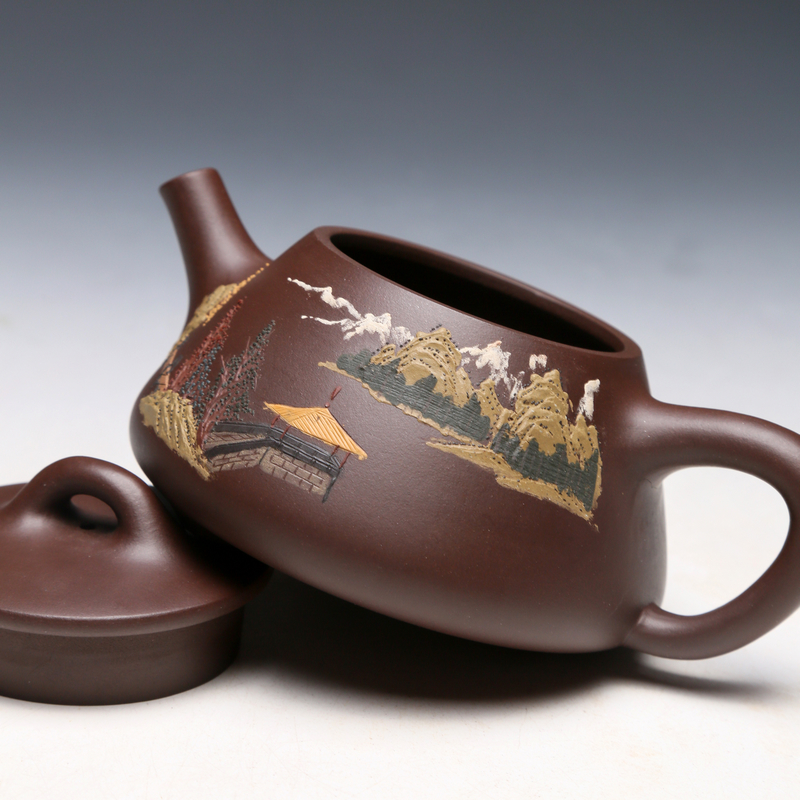 工艺美术师 万志群 石瓢 230cc 原矿紫泥