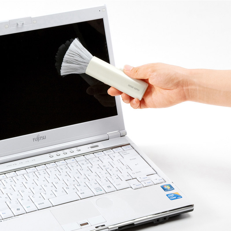 日本sanwa山业键盘刷清洁刷除尘刷电脑刷小刷子机械键盘相机除静电含