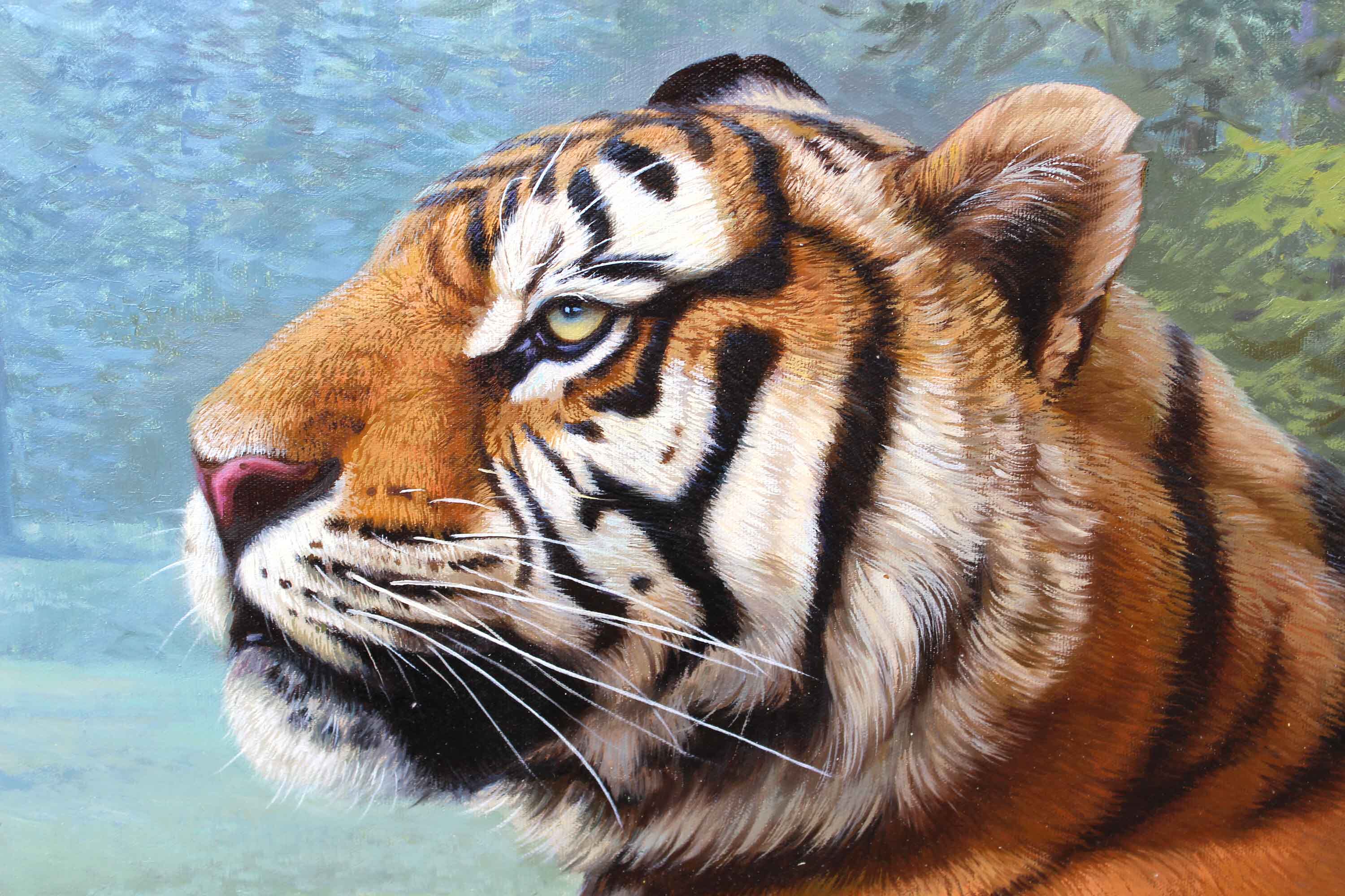 朝鲜人民艺术家 金勋 《幸福》名家油画