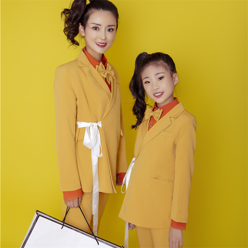 儿童摄影服装影楼亲子装拍照主题母女装辣妈2021展会新款走秀