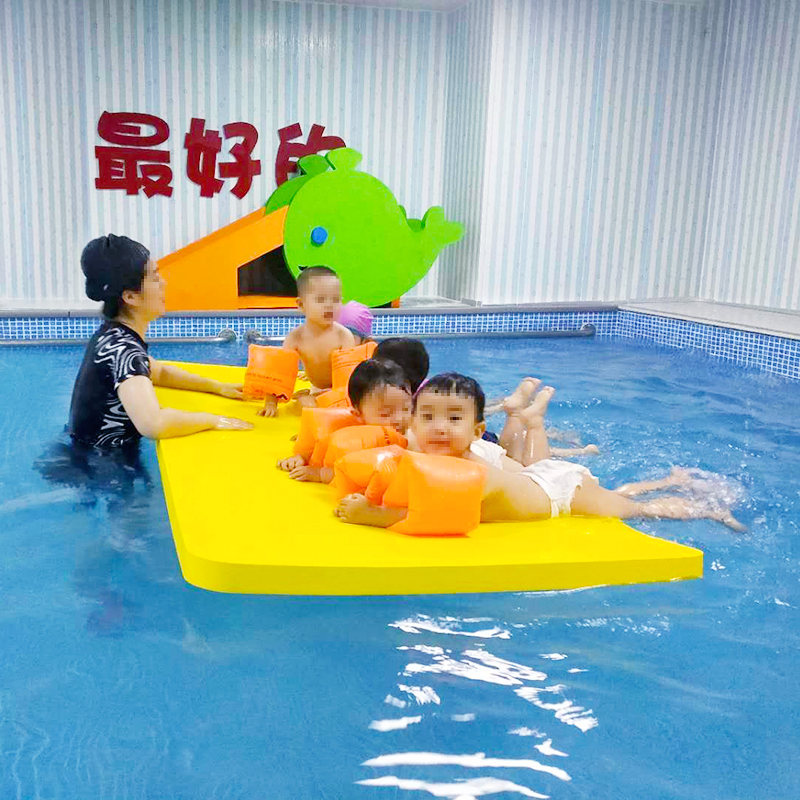 亲子游泳池洞洞漂浮板床垫打水板 儿童游泳教具环保EVA泡棉大浮力