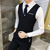 Korean Menswear Suit vest Sleeveless man Suit vest waistcoat vest Business Casual Professional suit Korean Menswear Suit vest Sleeveless man Suit vest waistcoat vest Business Casual Professional suit