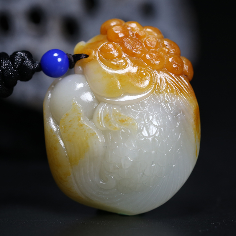 玉雕名家范浩刚和田玉作品《金玉满堂》35.862克