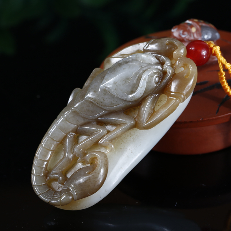 精品和田玉糖白玉独霸天下挂件68.2454g