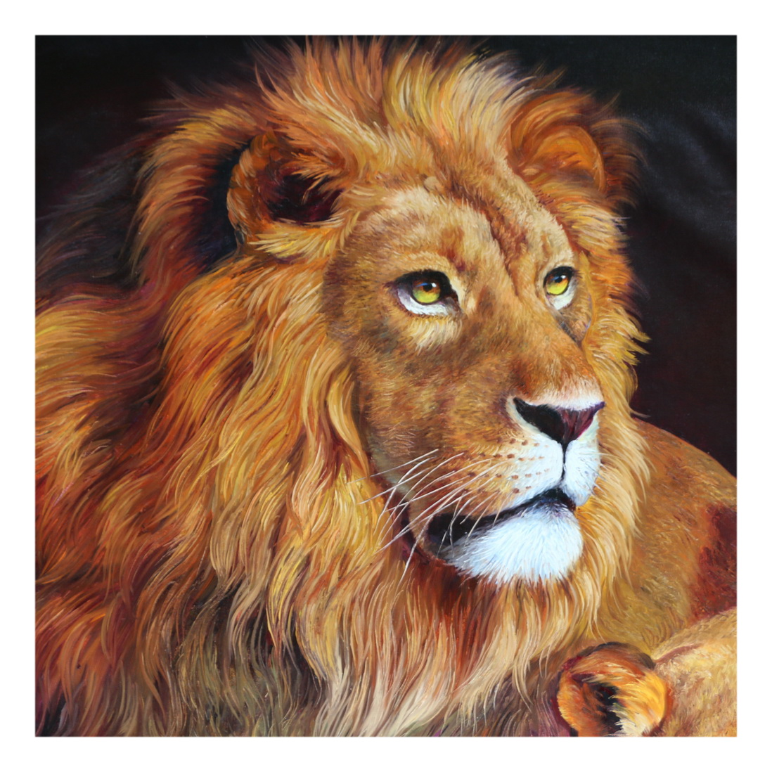 (朝鲜)何进《厮守》中央创作社 大卫画廊