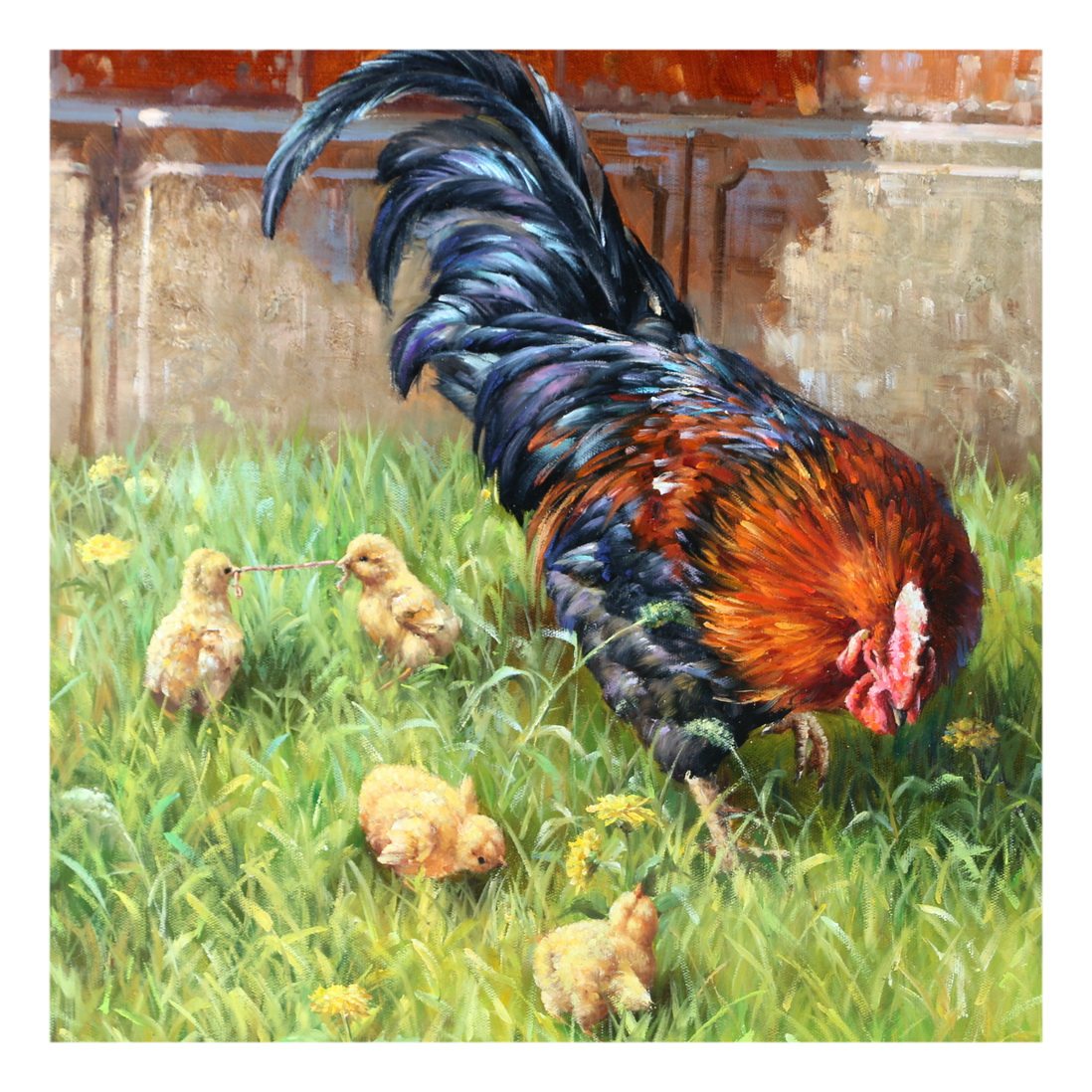 (朝鲜)姜恩京《春的气息》三池渊创作社 大卫画廊