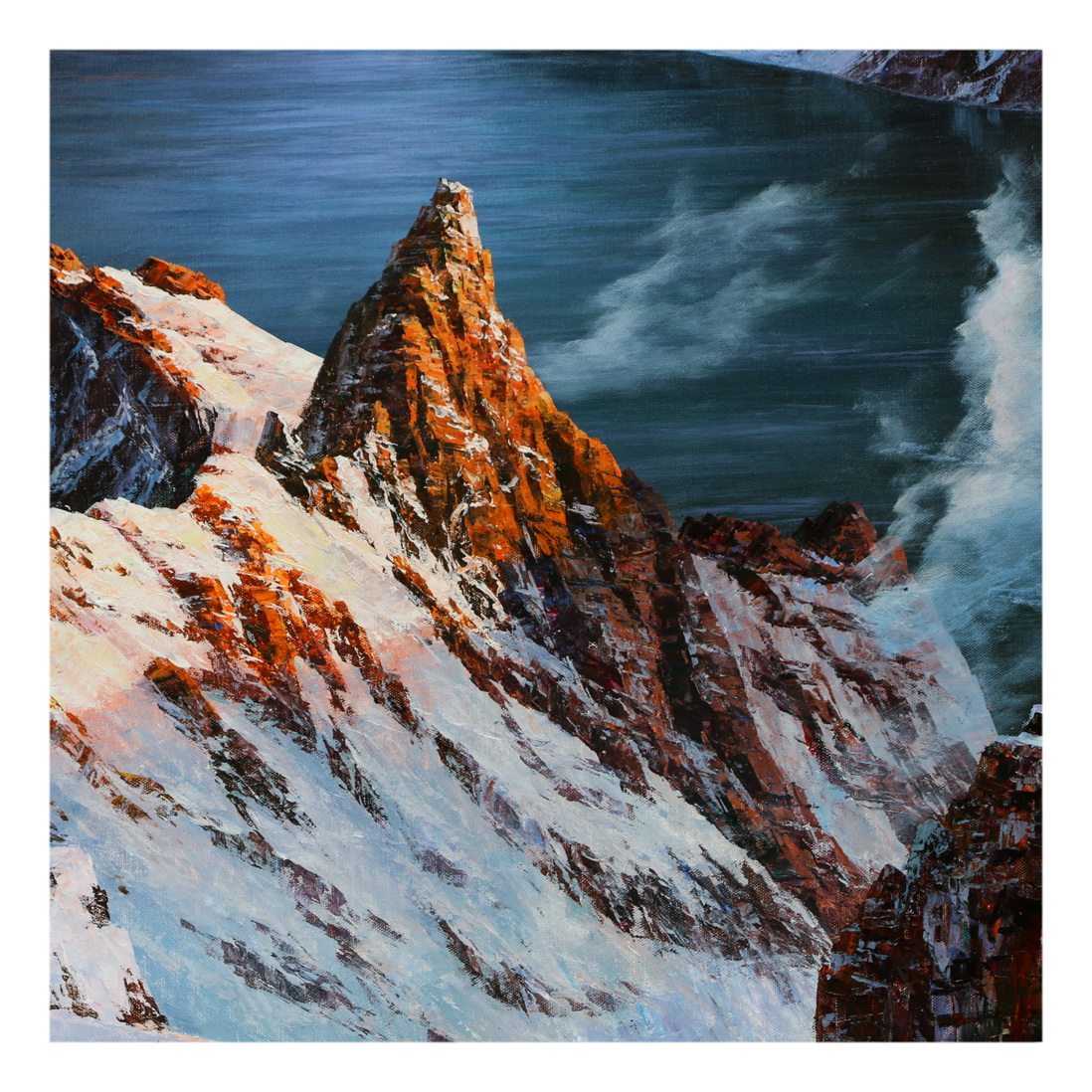 【双十二】(朝鲜)人民艺术家 李春植《白头山-天池》白虎创作社