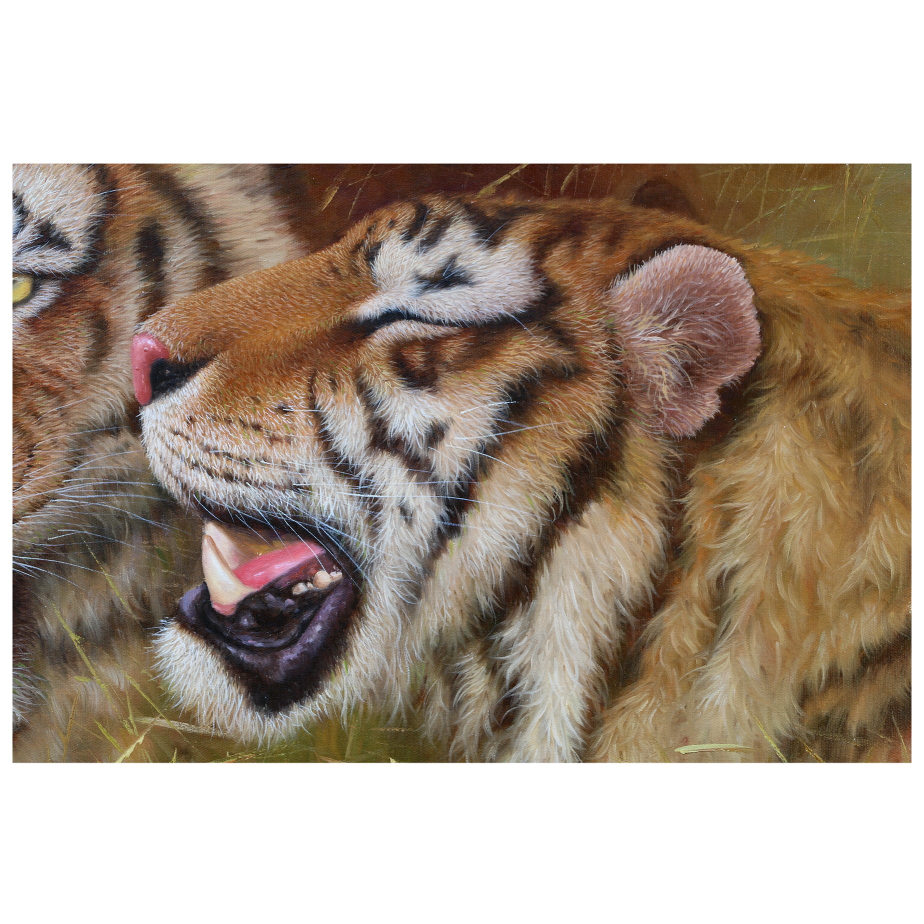 (朝鲜)朴哲《虎》白虎创作社 大卫画廊