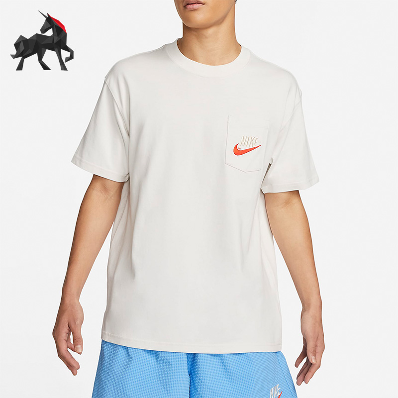 Nike/耐克正品夏季男子宽松运动休闲圆领短袖T恤 DM6426-030