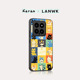 【猫猫格】LANWK适用小米15/14/13pro高级手机壳红米k80/70ultra防摔镜k60女vivo x200/oppo findX7/8保护套