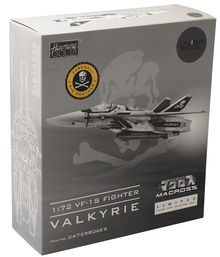 Calibre Wings 1/72 太空堡垒VF-1S Valkyrie Robotech战损限定版