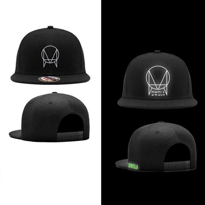 owsla厂牌 百大电音dj 音乐节 摇滚嘻哈 反光 粉丝周边 帽子