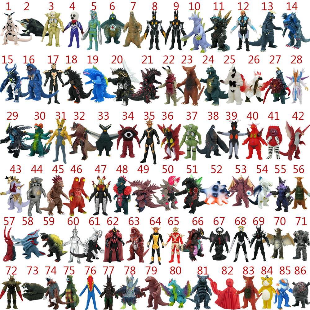 软胶怪兽玩具艾雷王哥莫拉雷德王杰顿金古桥赛文加古墩人偶模型_藏绒