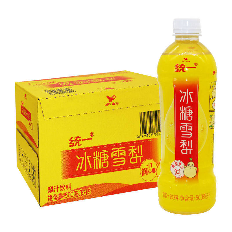 统一冰糖雪梨  500毫升浓缩梨汁饮料