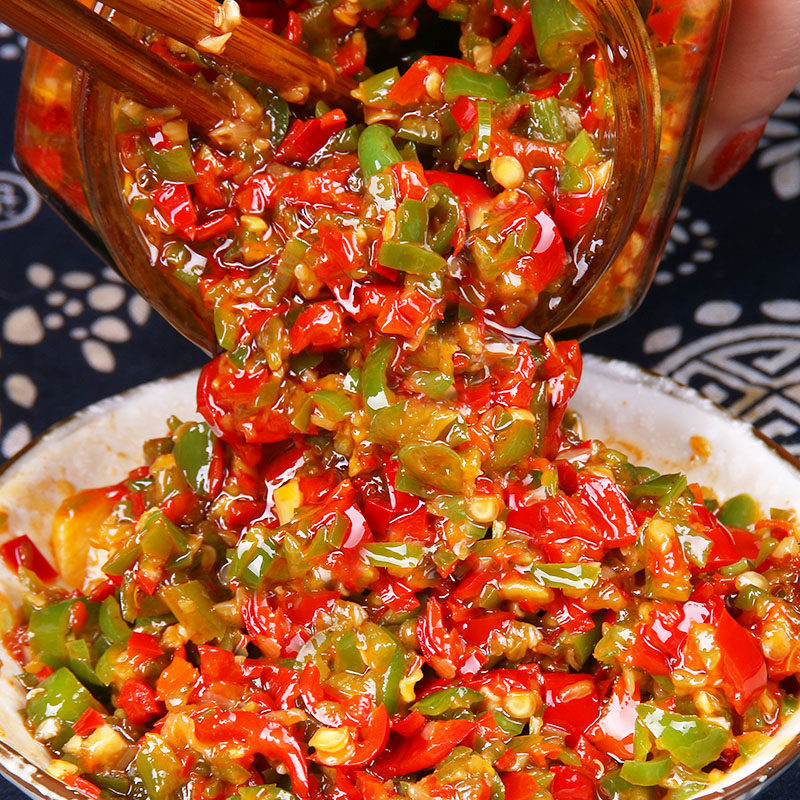 瓶湖南特产农家自制剁辣椒酱超特辣蒜蓉剁椒开胃下饭菜瓶装香辣优惠券