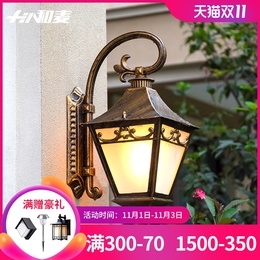 美式乡村户外壁灯门前灯庭院灯室外别墅花园灯具阳台外墙防水壁灯