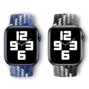 Applicable to apple watch7 generation iWatch6 apple watch strap se creative woven buckle personality trendy unisex iwatch2/3/4/5/6/7 generation wristband non-original accessories