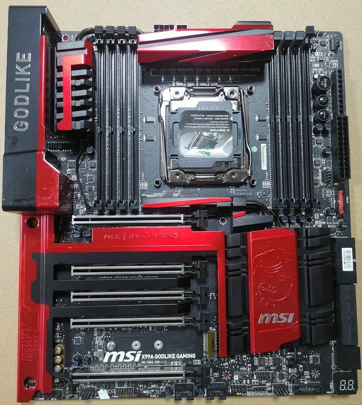msi微星x99agodlikegaming游戏x99主板支持e5主板