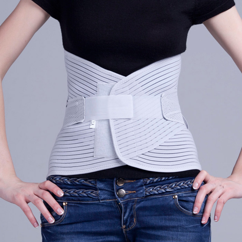 经立通腰椎固定带护腰带腰托yy型皮革款内置钢质支撑条腰肌劳损