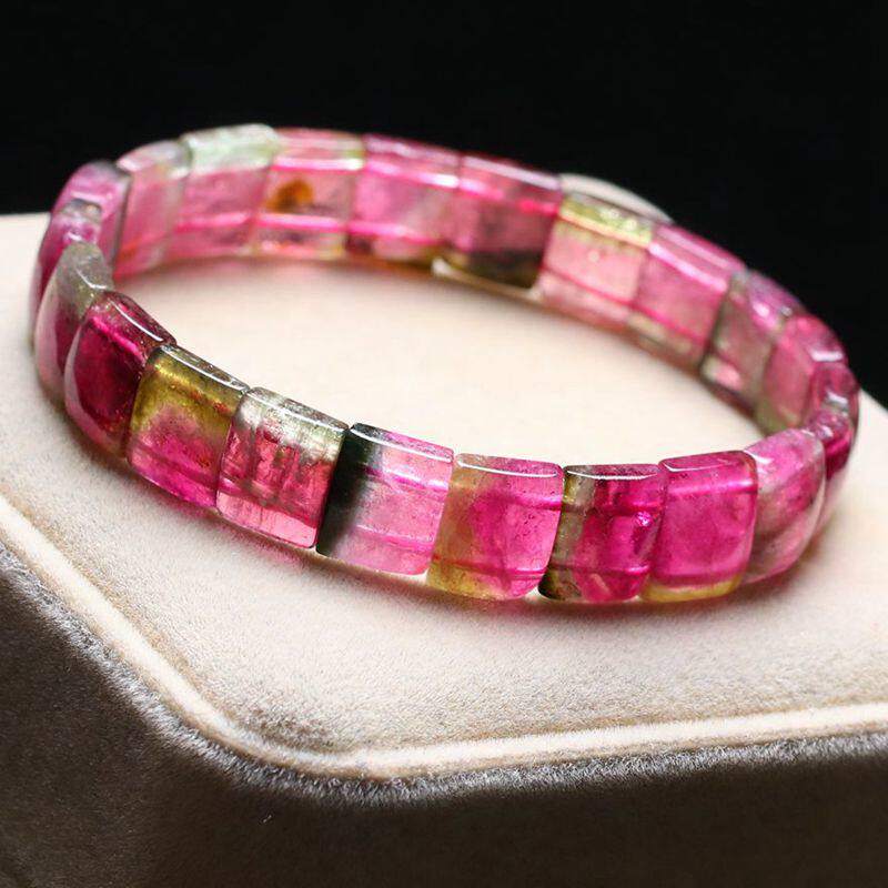 20.72g 精美浓艳西瓜碧玺手排