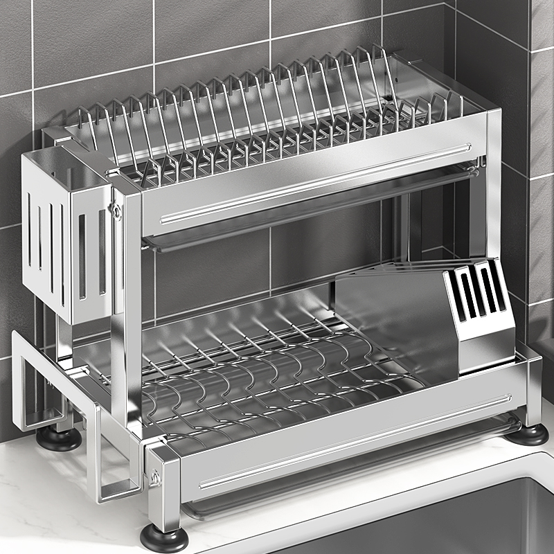 304不锈钢厨房碗架置物架碗盘碗碟