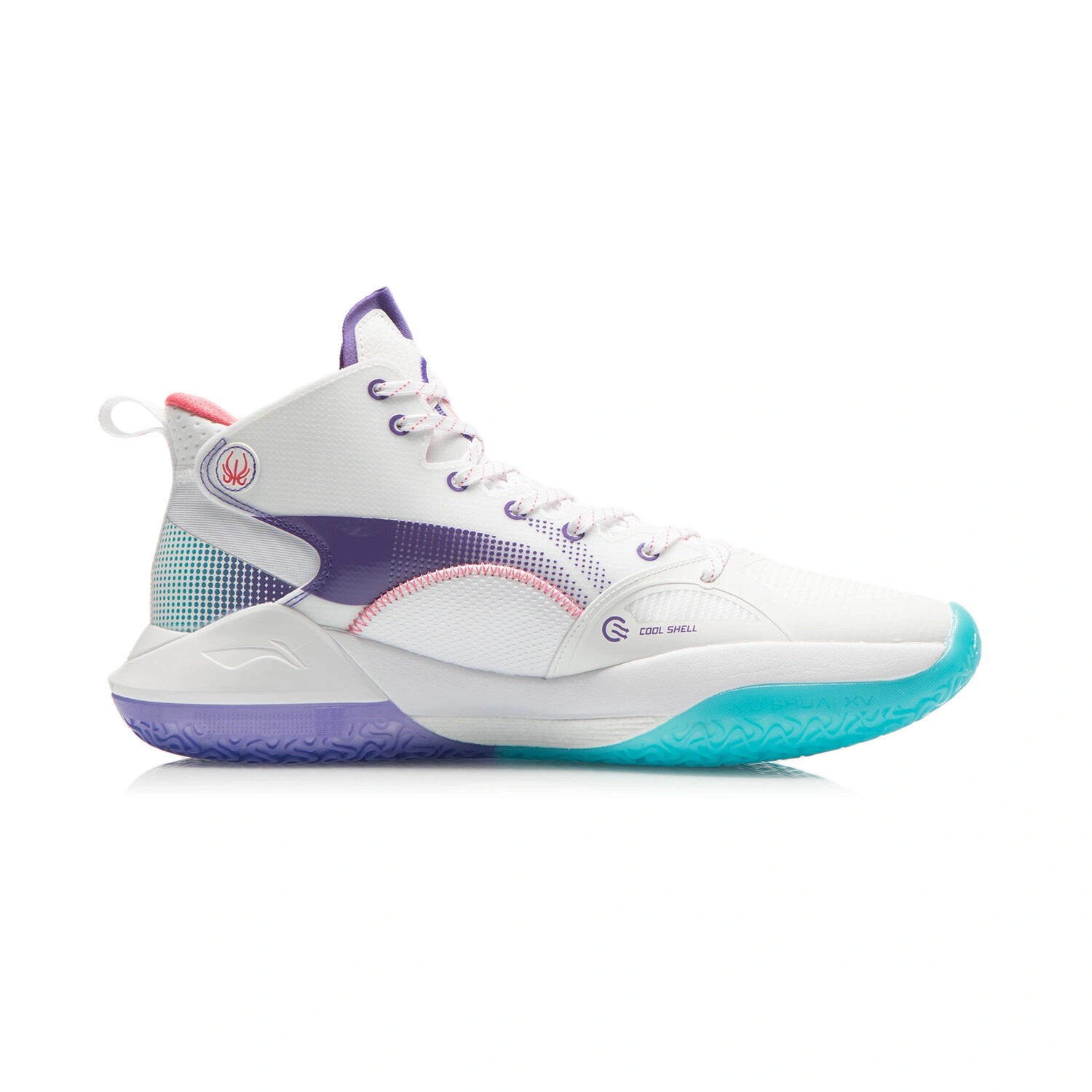 李宁篮球鞋男冬季新款正品驭帅15鸳鸯透气中帮实战运动鞋abar043