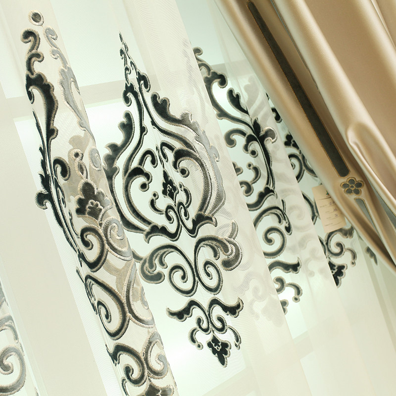 sunmg/尚名格卧室大气摩卡窗帘窗简摩卡格调