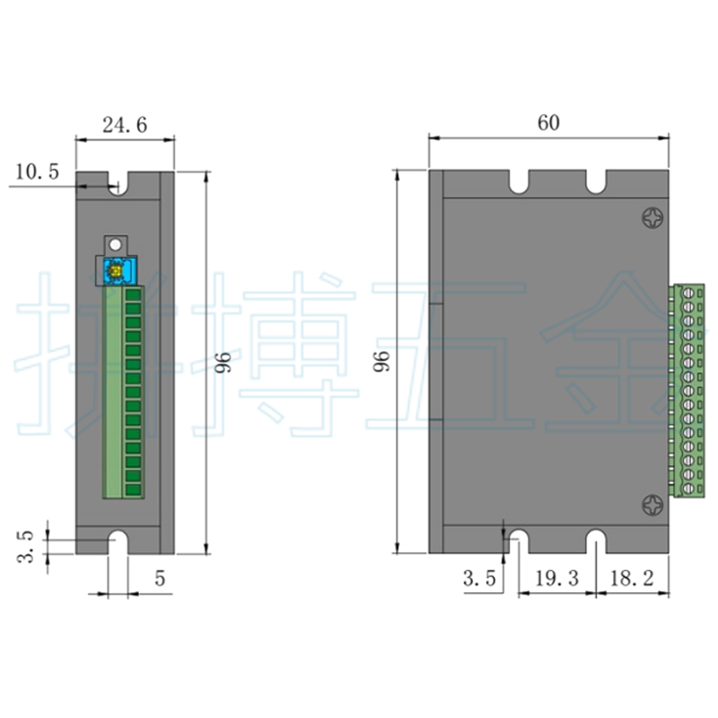 BLD-120A通用款三相直流无刷驱动器 可驱动120W以下无刷霍尔电机