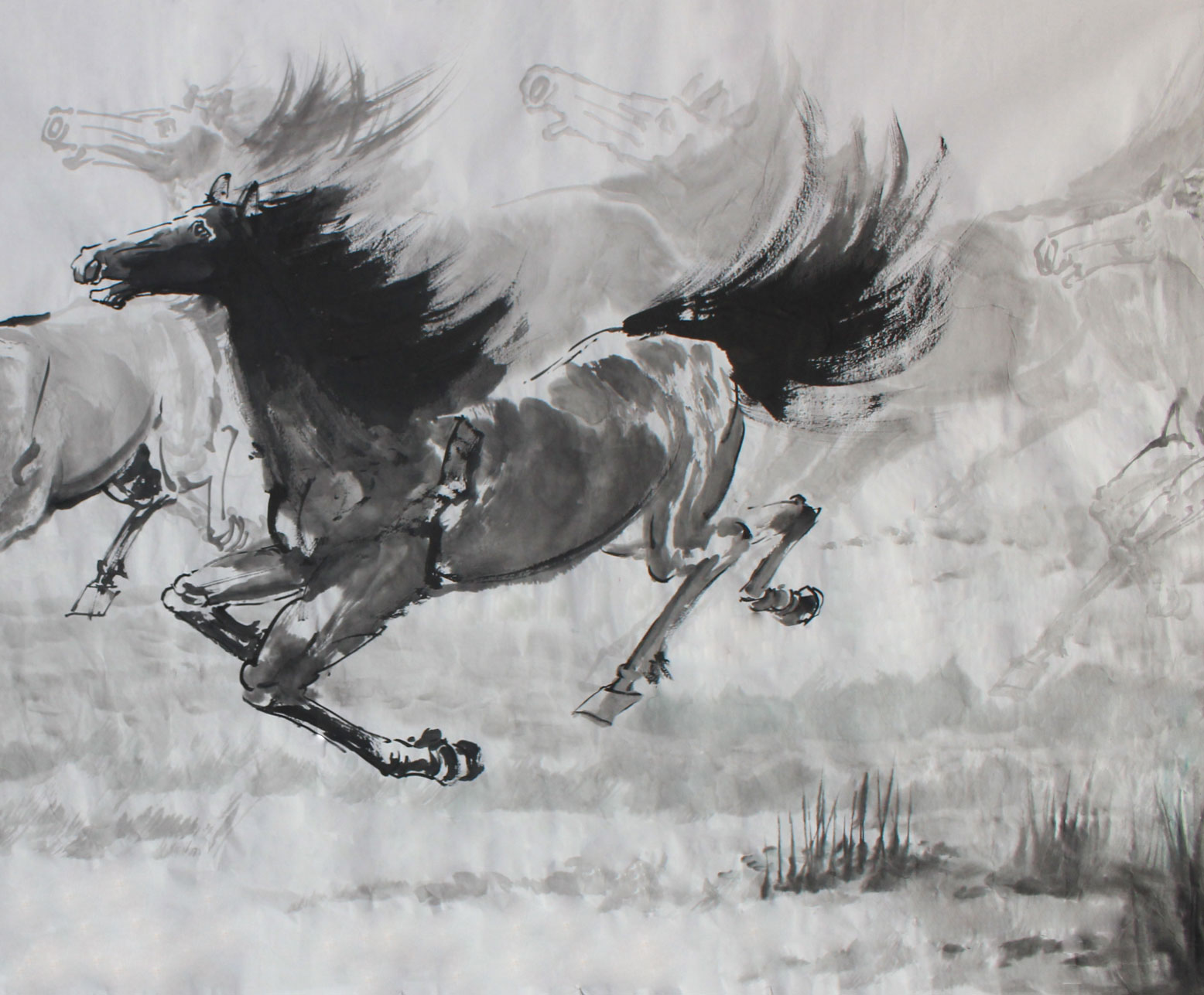 大尺幅 当代著名国画家 徐少俊 《志在四方》