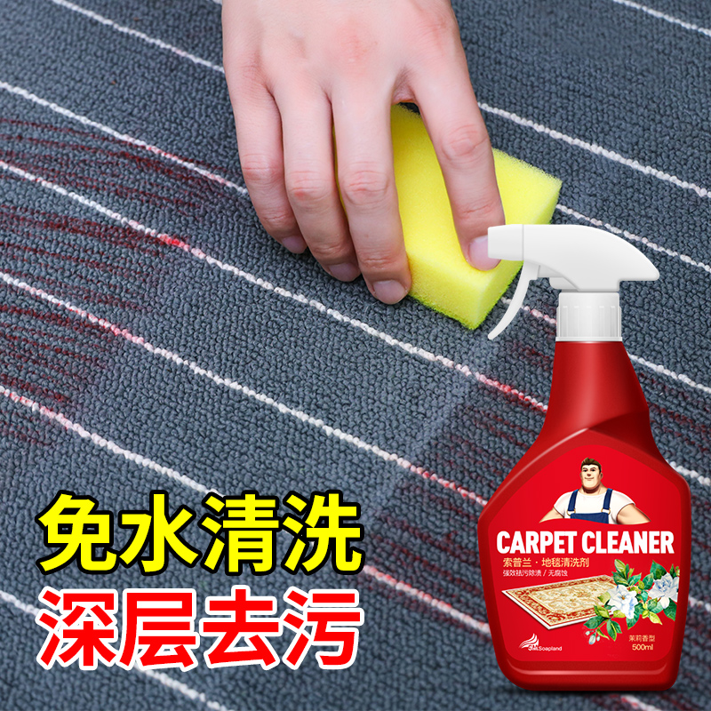 地毯清洗剂免水洗家用布艺沙发床垫地垫清洁神器强力去污渍干洗剂