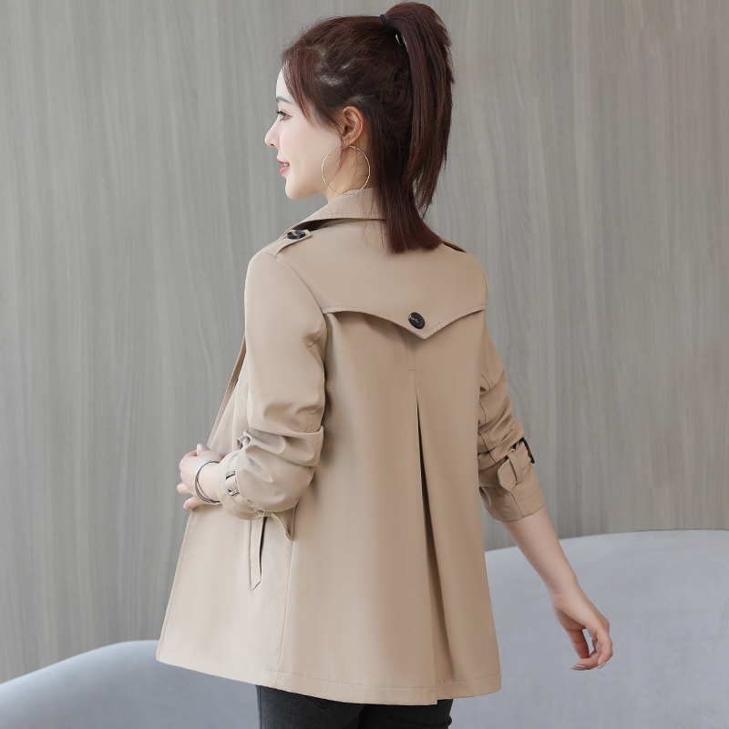 女士短款风衣春秋