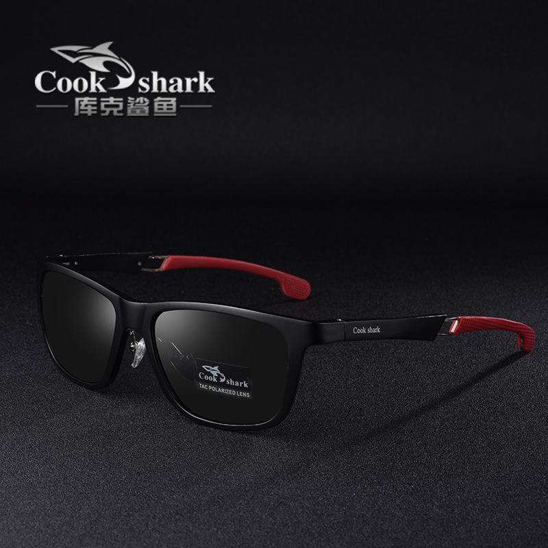 cookshark库克鲨鱼偏光太阳镜男司机镜新款墨镜男潮人开车眼镜