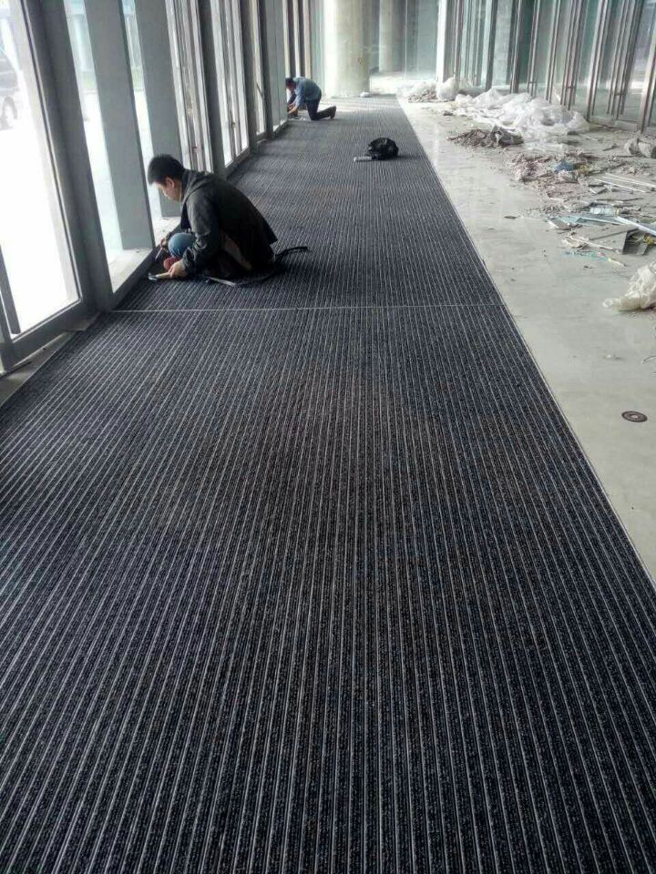 酒店商场铝合金地垫门垫进门除尘防尘地毯防滑垫镶嵌式刮泥门口垫