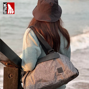 【半价福利】INUK运动休闲手拎行李包男女旅行包手提单肩斜挎包
