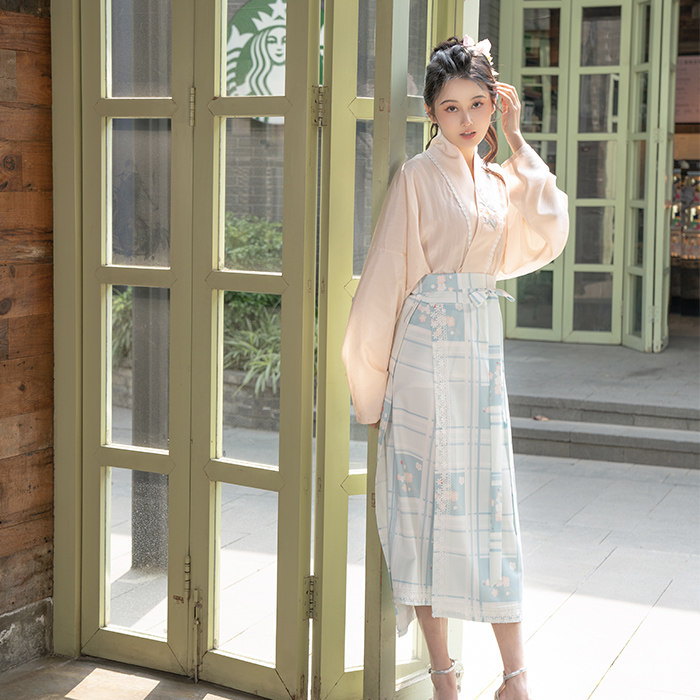 南雅集【意浓】原创宋制旋裙直领对襟衫飞机袖