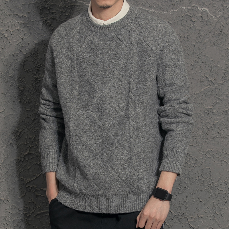 日系毛衣男修身