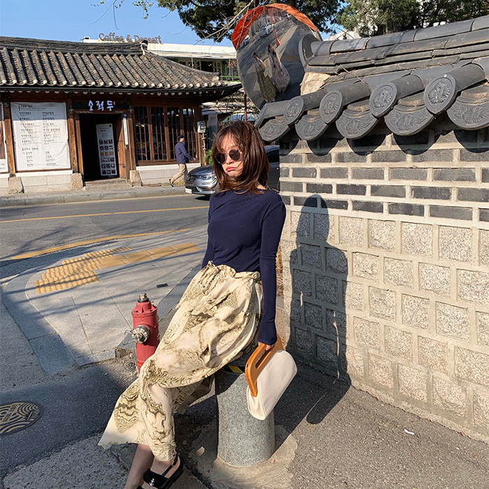 BLUE COLLECTION 我的裙子好時髦 進口漸變口袋半裙 系帶寬松懶人在類目 女裝/女士精品, 半身裙中 - 來自Buy2taobao.com提供專業的淘寶代購服務