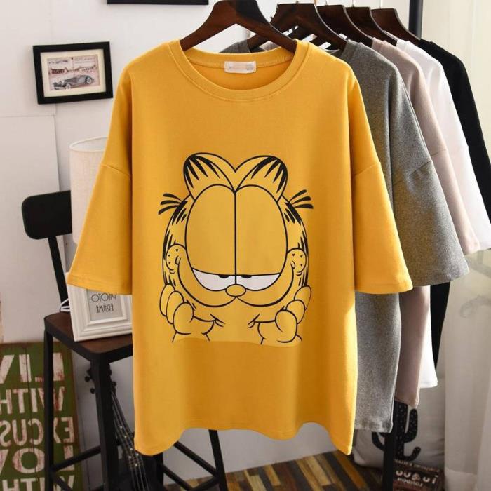 大码女装胖妹妹夏装2019新款上衣胖女人遮肚小衫宽松洋气打底衫潮|msdalam kategori Butik wanita / wanita, baju-T - dari Buy2taobao.com untuk memberikan perkhidmatan ejen Taobao profesional membeli