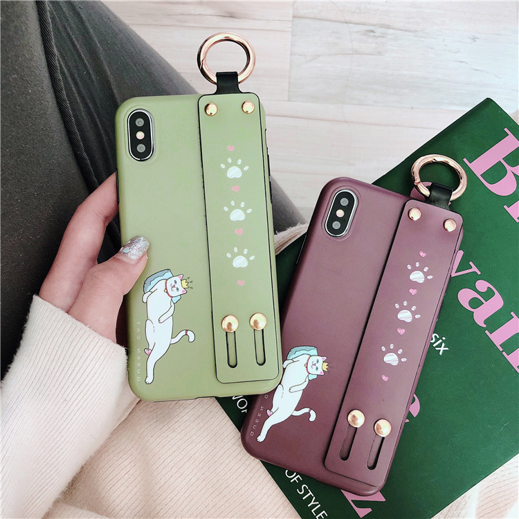 猫咪女王皇冠苹果XS MAX壳手带扣腕带支架XR适用iPhone6s/7/8在类目 3C数码配件, 手机配件, 手机保护套/壳中 - 来自Buy2taobao.com提供专业的淘宝代购服务
