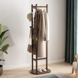 【挂衣架落地卧室实木转角图片】挂衣架落地卧室实木转角图片大全_q友