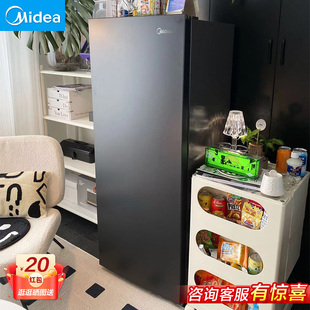 美的200L小型冰柜立式冷柜家用商用冷藏冷冻抽屉式大容量母乳冰箱