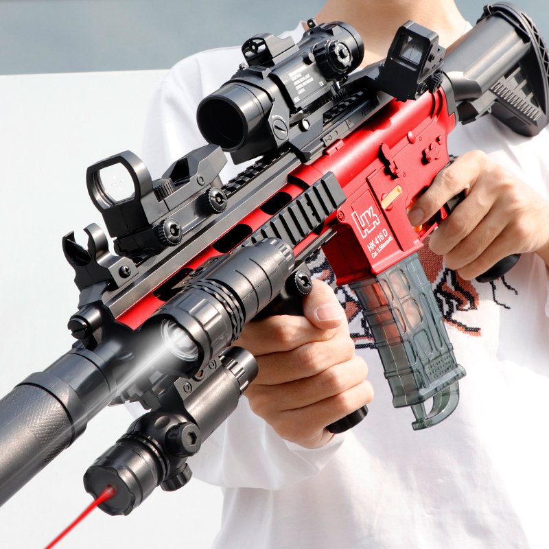 儿童软弹枪M416冲锋枪电动连发玩